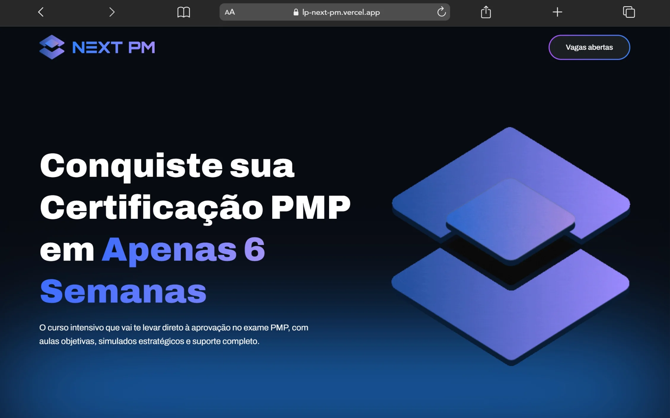NEXTPM: Certificação PMP
