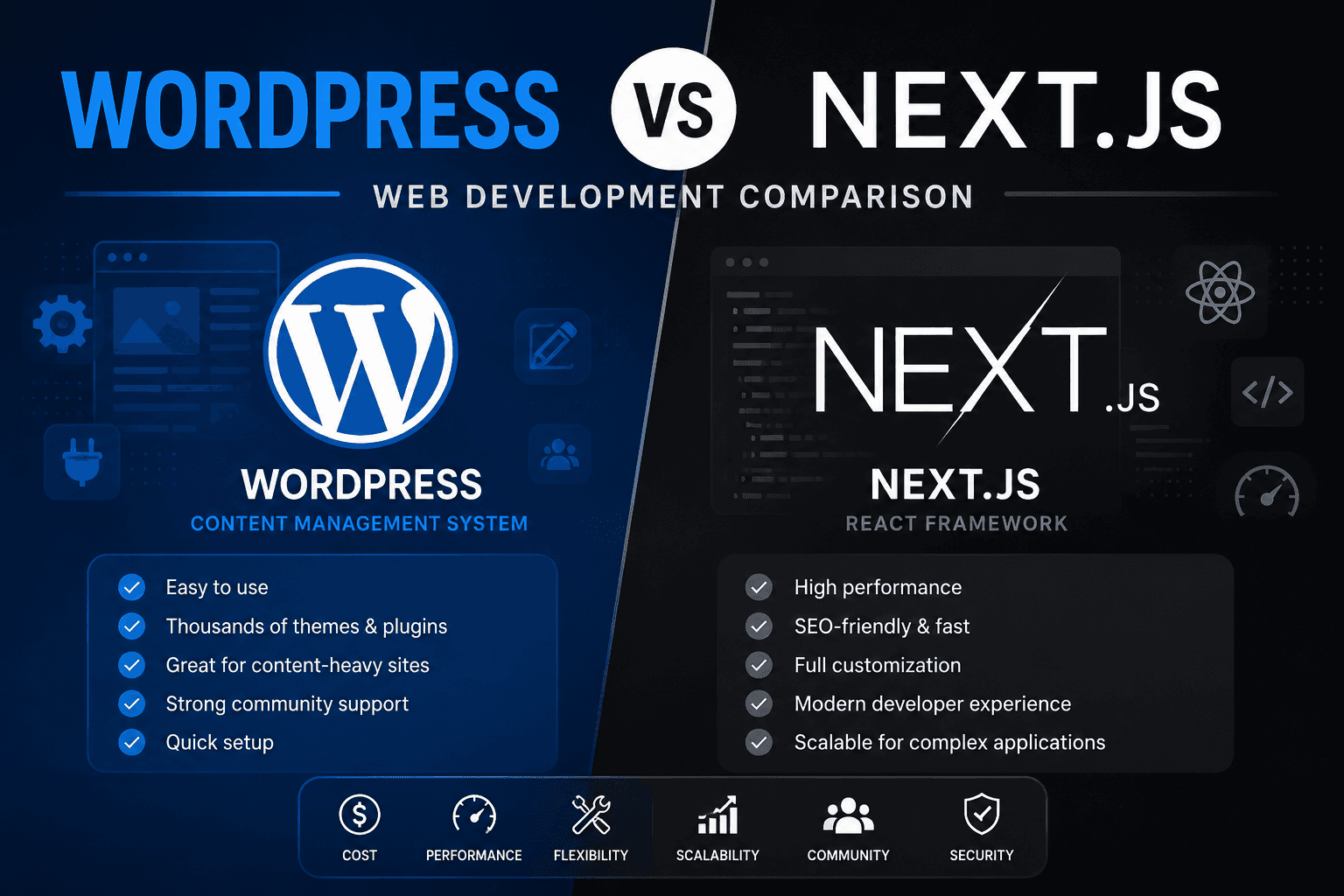 wordpress vs netx.js